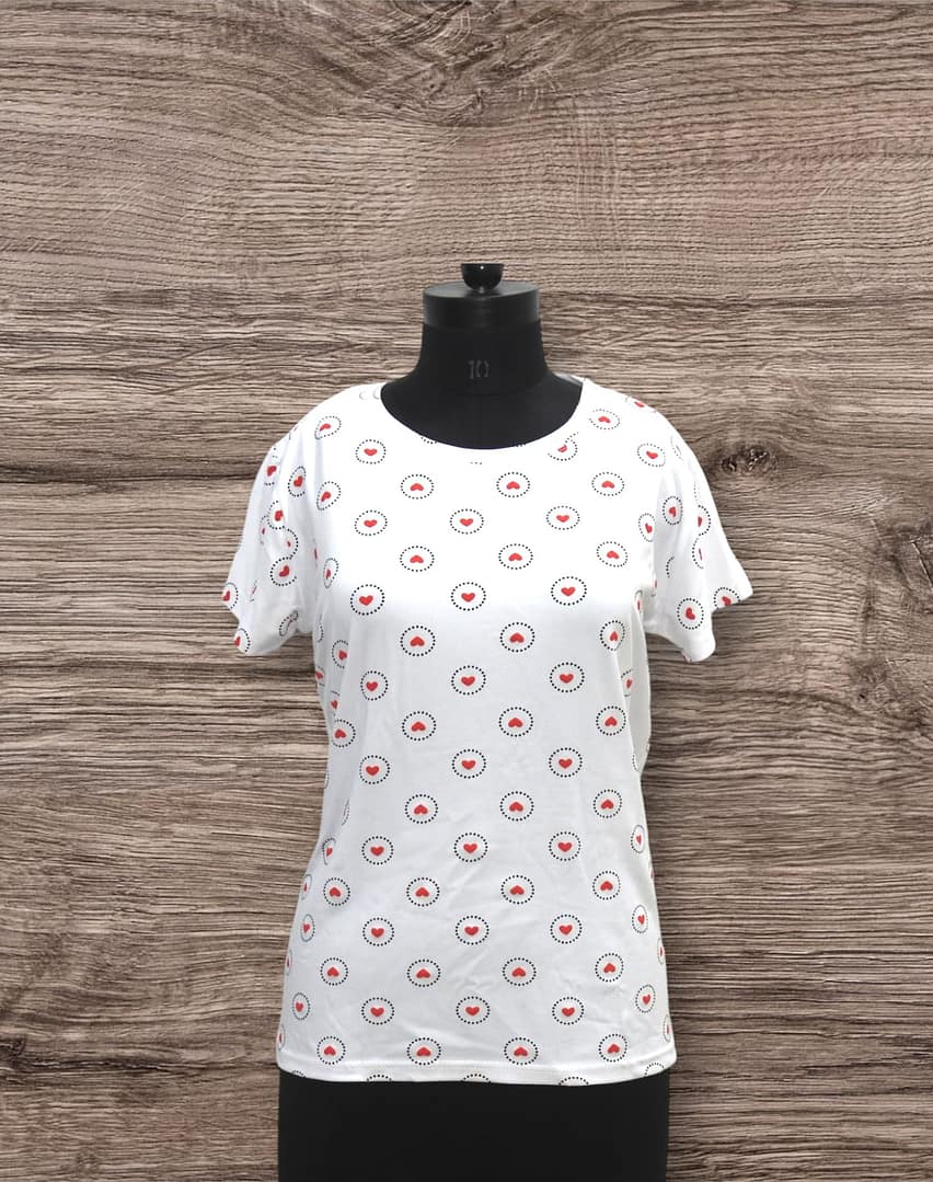 T-Shirt Hati Merah Putih